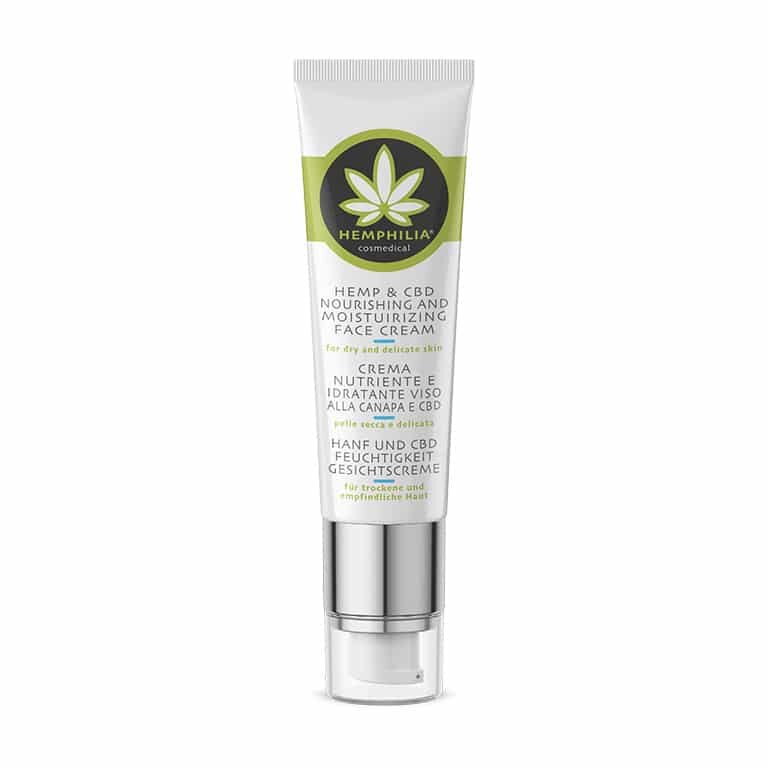 Hemphilia økologisk Moisturizing Face Cream   50 Ml