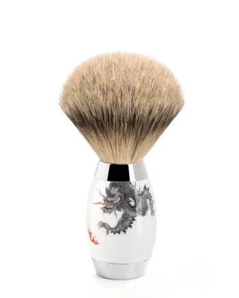 M? Hle Shaving Meissen Porcelain Silvertip Barberkost  Porcelæn