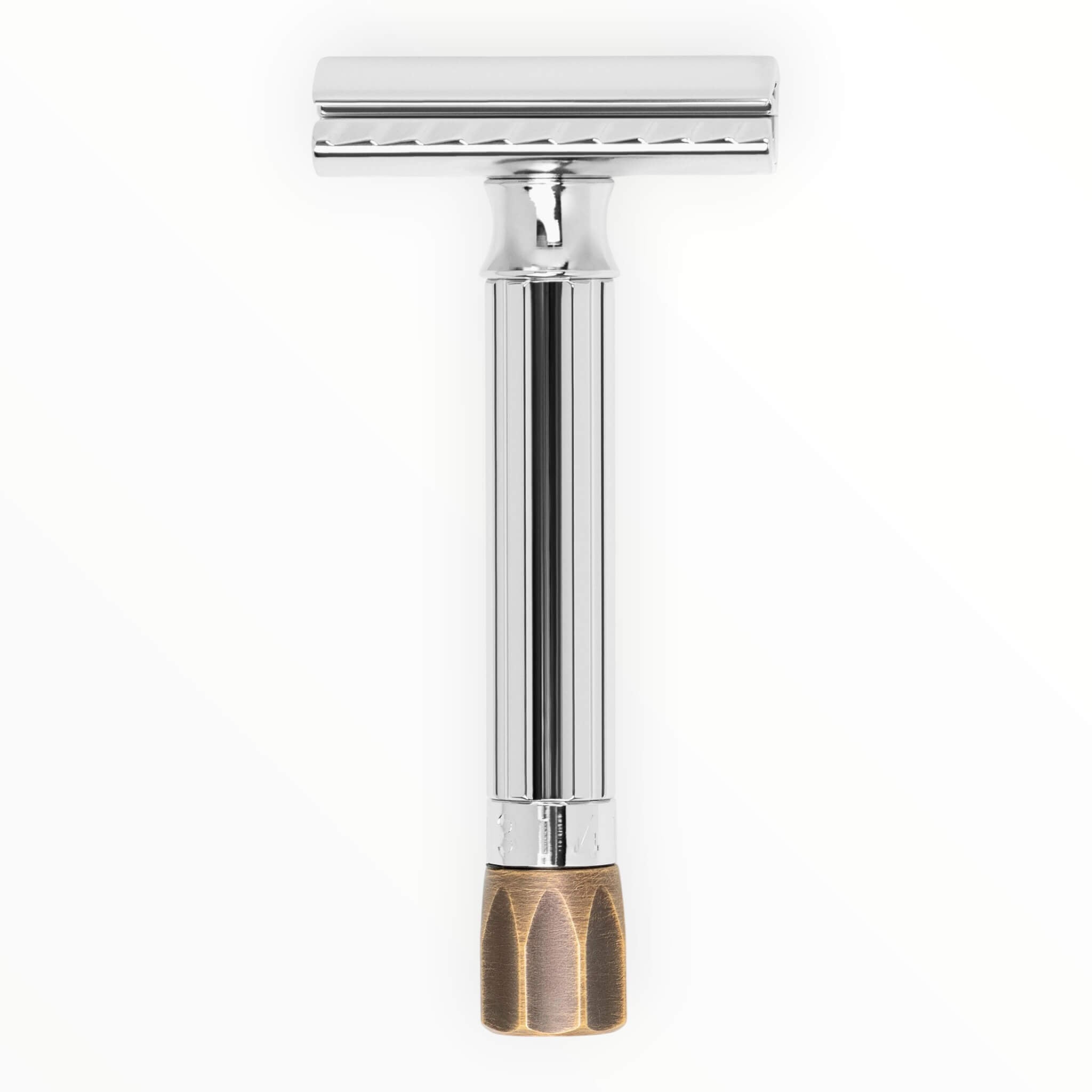 Merkur Progress Justerbar De Skraber  Antique Knob  Krom