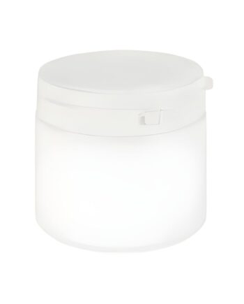 500 Ml  Hvid Plastdåse Med Originalitet Ring