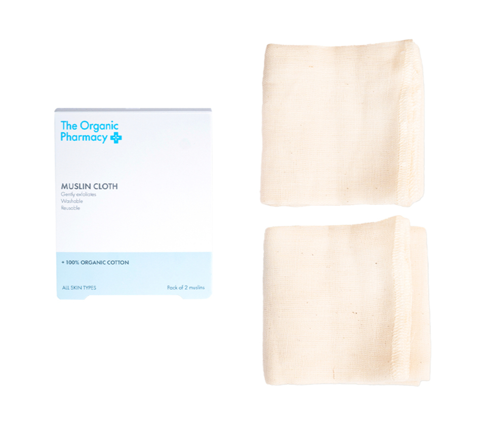 The Organic Pharmacy økologisk Muslin Cloth 2 Stk