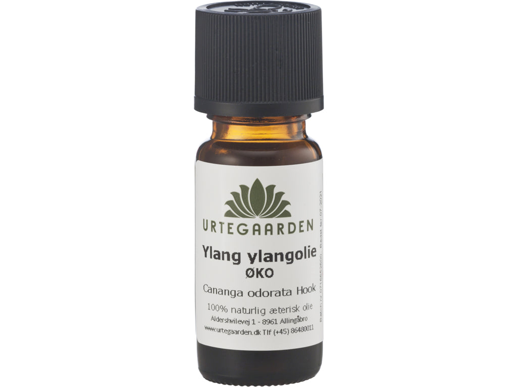 Urtegaarden æteriske Olie Ylang Ylangolie øko 10 Ml