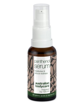 Panthenol Serum     Pleje Mod Rødme  Rosacea   Tør Hud ?  Panthenol Serum Fugter Og Beroliger Rødme  Rosacea   Tør Hud  Styrker Hudbarrieren Og Reducerer Irritation  Perfekt Til Sensitiv Hud    1 Stk