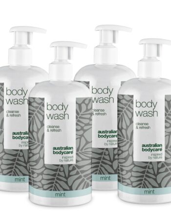4 For 3 Tea Tree Body Wash 500 Ml Mint   Pakketilbud ?  Pakketilbud Med 4 Body Wash  500 Ml : Tea Tree Oil Mint