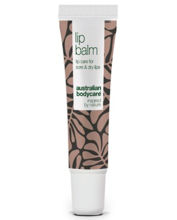 Læbepomade Til Pleje Af Tørre Læber ?  Lip Balm Med Tea Tree Oil Til Tørre Læber Og Pleje Ved Forkølelsessår   3 Stk
