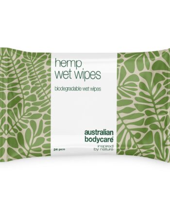 Vådservietter Til Skånsom Rens     Med Hamp Og Aloe Vera ?  Effektive Vådservietter  Der Renser Og Opfrisker Huden  Med Hampfrøolie Og Aloe Vera  Perfekte Til Hænder  Ansigt Og Krop    1 Stk