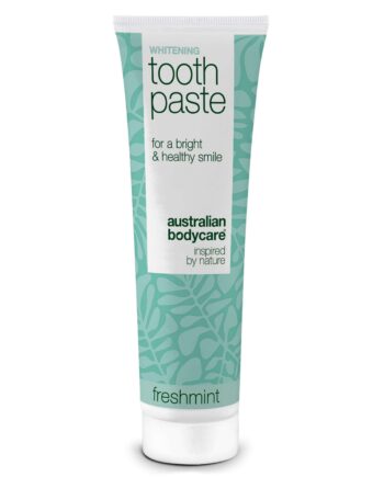 Whitening Tandpasta     Fjerner Misfarvninger Og Giver Hvide Tænder ?  Whitening Tandpasta  Der Bekæmper Gule Tænder Og Styrker Emaljen  Med Hydreret Silica  Alumina Og Menthol For Frisk ånde    1 Stk