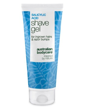 Salicylsyre Barbergel Mod Indgroede Hår Og Barberknopper ?  Shave Gel Mod Indgroede Hår   Røde Knopper  Sikrer Glat Barbering Med Salicylsyre  Glycerin Og Panthenol For En Irritationsfri Barbering
