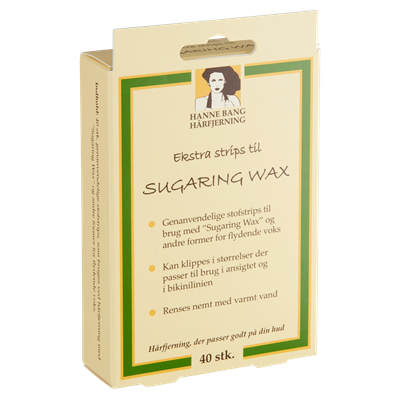 Hanne Bang Ekstra Strips Til Sugaring Wax  40stk