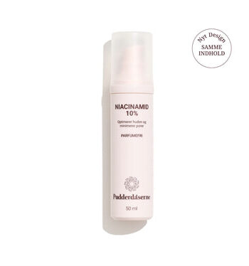 Pudderdåserne Niacinamid 10  Parfumefri 50 Ml