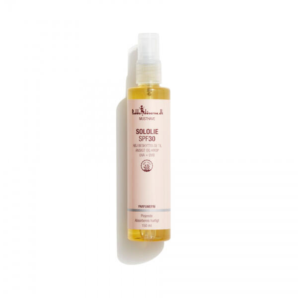 Pudderdåsernes Sololie Spf 30  150ml