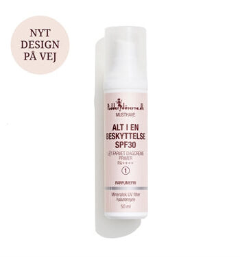 Pudderdåserne Alt I En Beskyttelse Spf30 Let Farvet Dagcreme Farve 1 Parfumefri 50 Ml