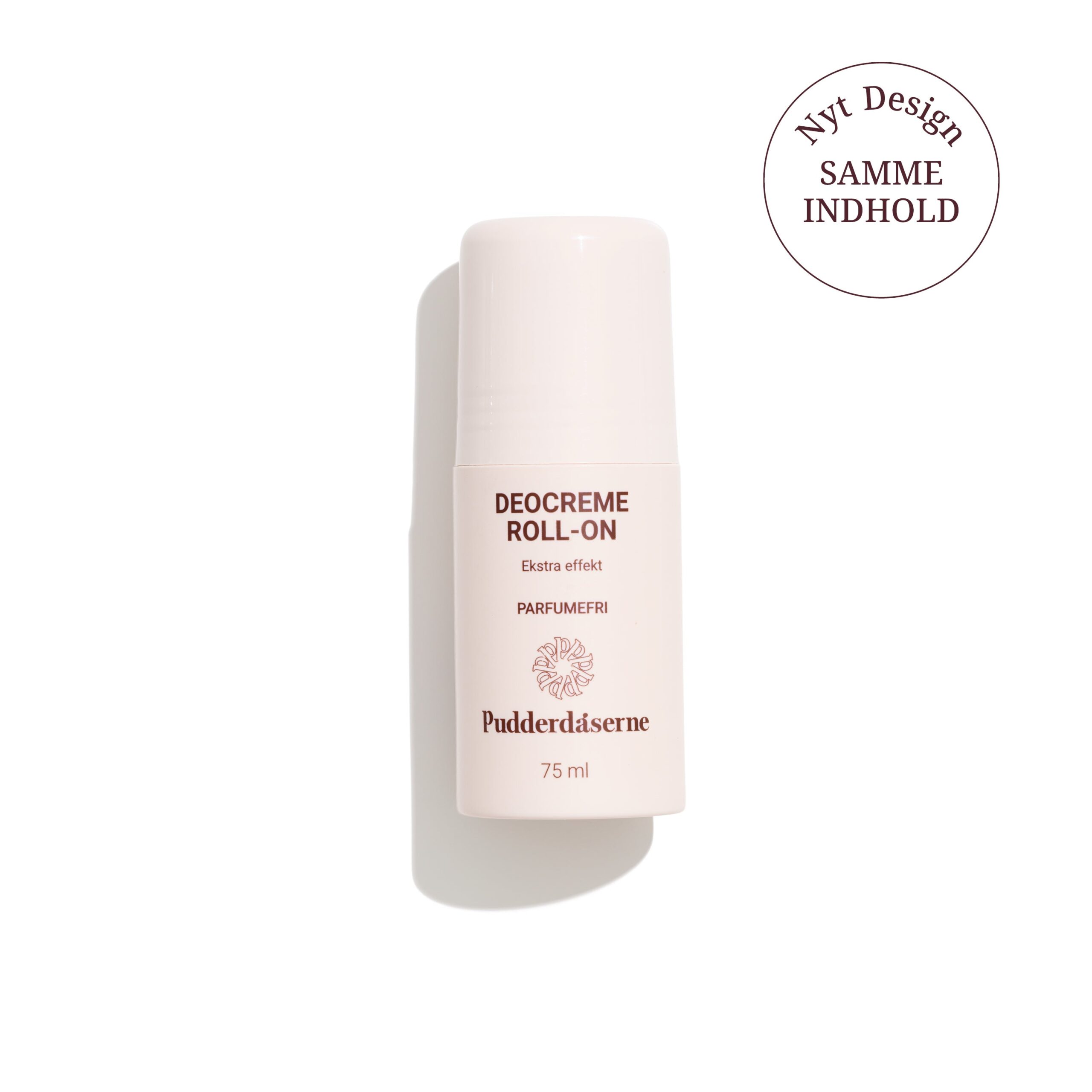 Pudderdåserne Deocreme Roll On Parfumefri 75 Ml