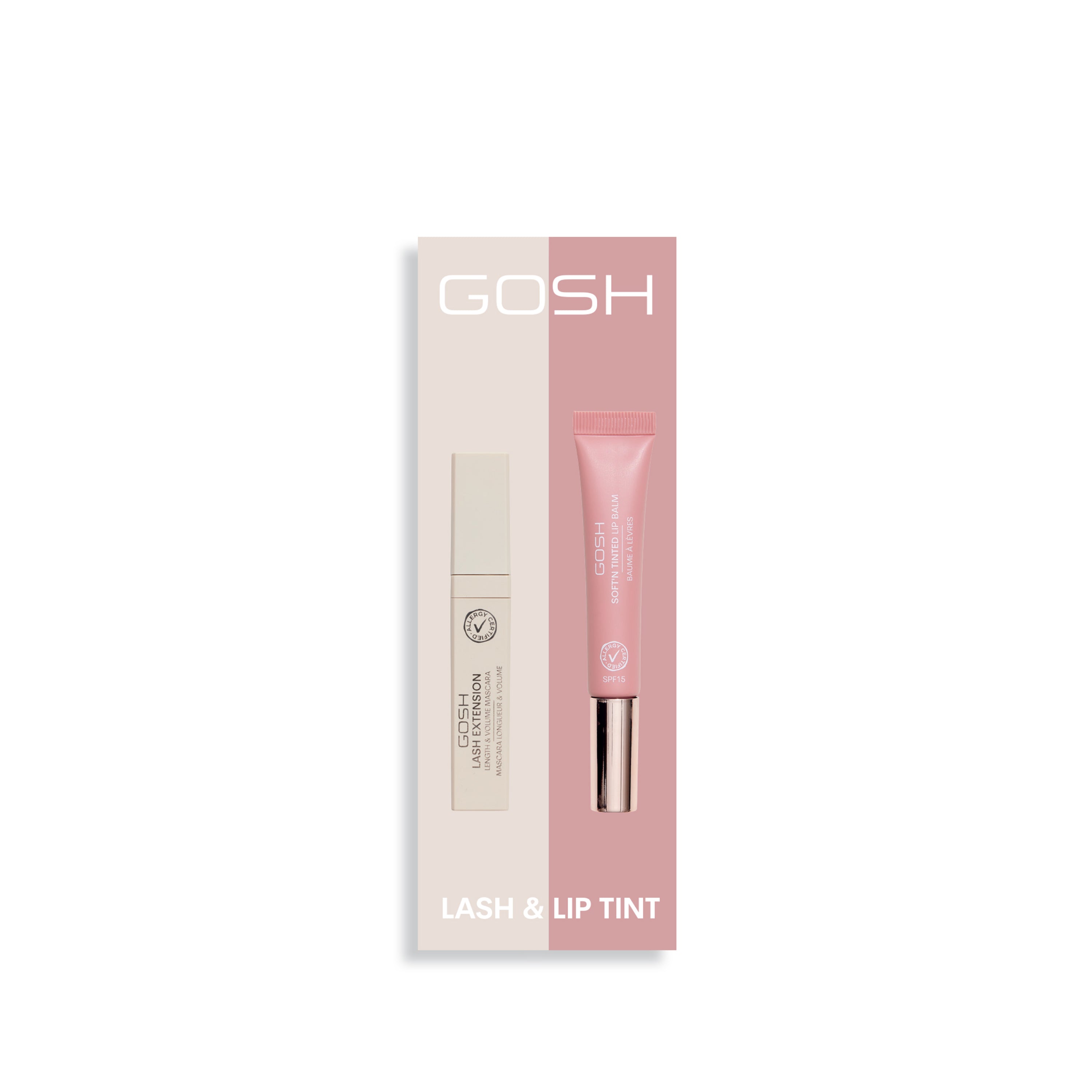 Gosh Copenhagen Lash   Lip Tint Gavesæt 15 Ml
