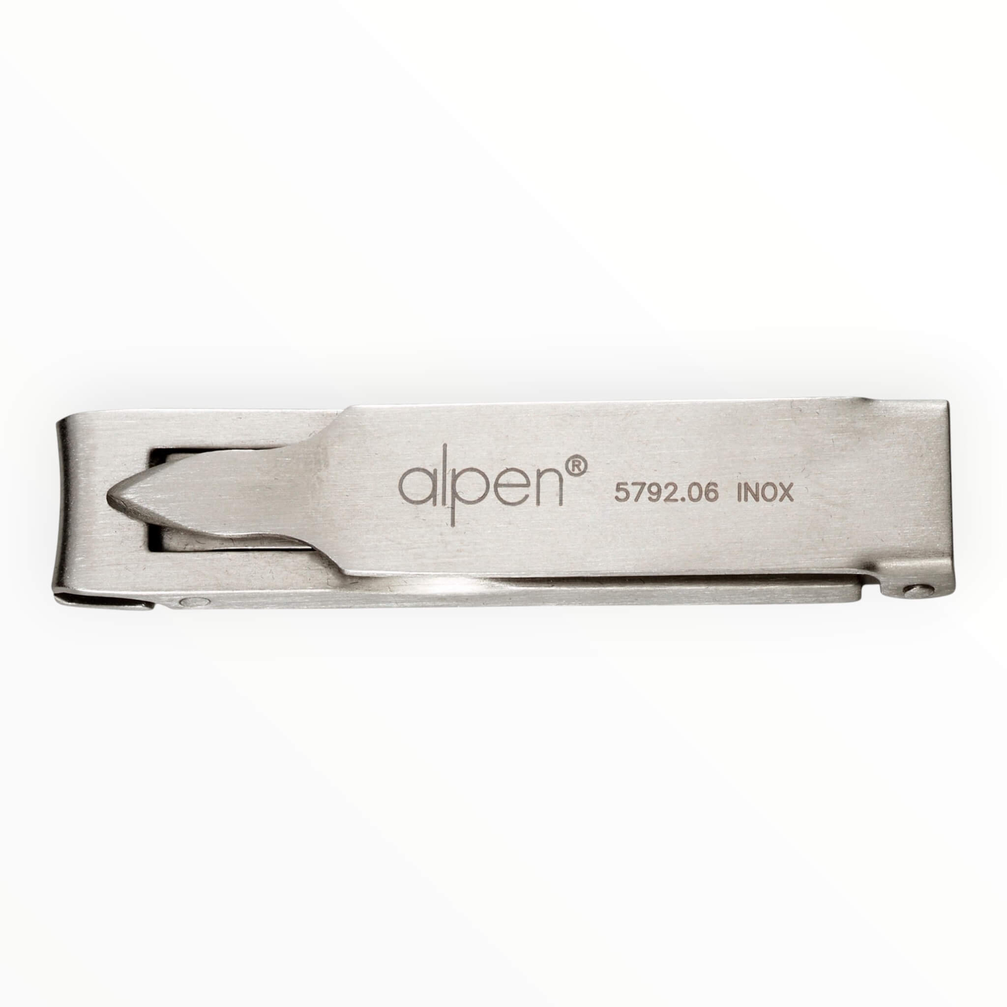 Alpen Kompakt Negleklipper I Læderetui  Rustfrit Stål  6 Cm