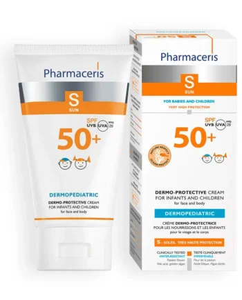 Pharmaceris S Solbeskyttende Creme Til Ansigt Og Krop Til Babyer Og Børn  Spf 50  125ml