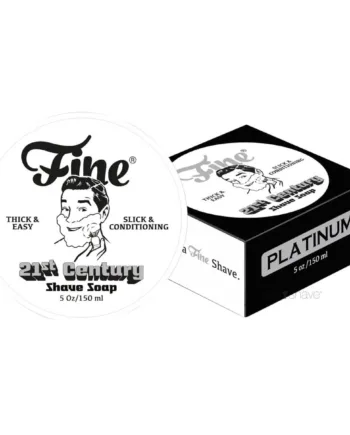 Fine Accoutrements Platinum Barbersæbe I Skål  150 Ml