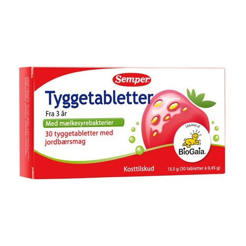 Biogaia Tyggetabletter Semper   30 Tabletter