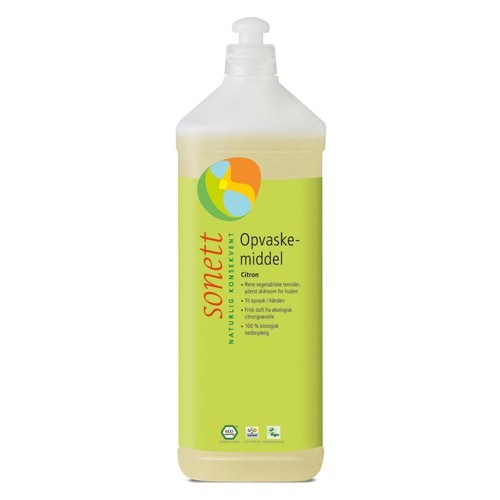 Sonett Opvaskemiddel Citron   1 Liter