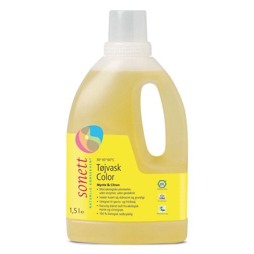 Sonett Tøjvask Color Mynte Citron   1 5 Liter