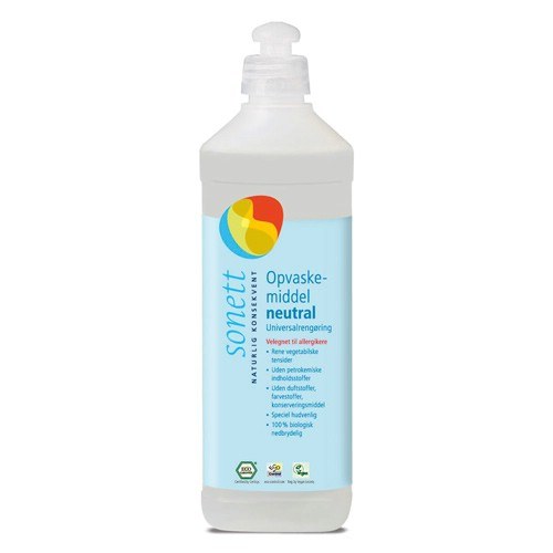 Sonett Opvaskemiddel Universalrengøring Neutral   500 Ml