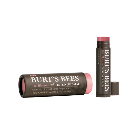 Burt? S Bees Lip Balm Farvet Pink Blossom  Bull  4 250g