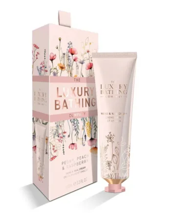 The Luxury Bathing Company Peony  Peach   Raspberry Hand   Nail Cream 100ml