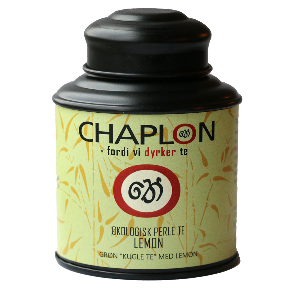 Chaplon Grøn Perle Te Lemon Dåse økologisk  80g