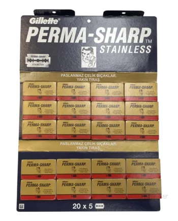 Permasharp Super De Barberblade  1 Stang  20x5 Stk   100 Stk