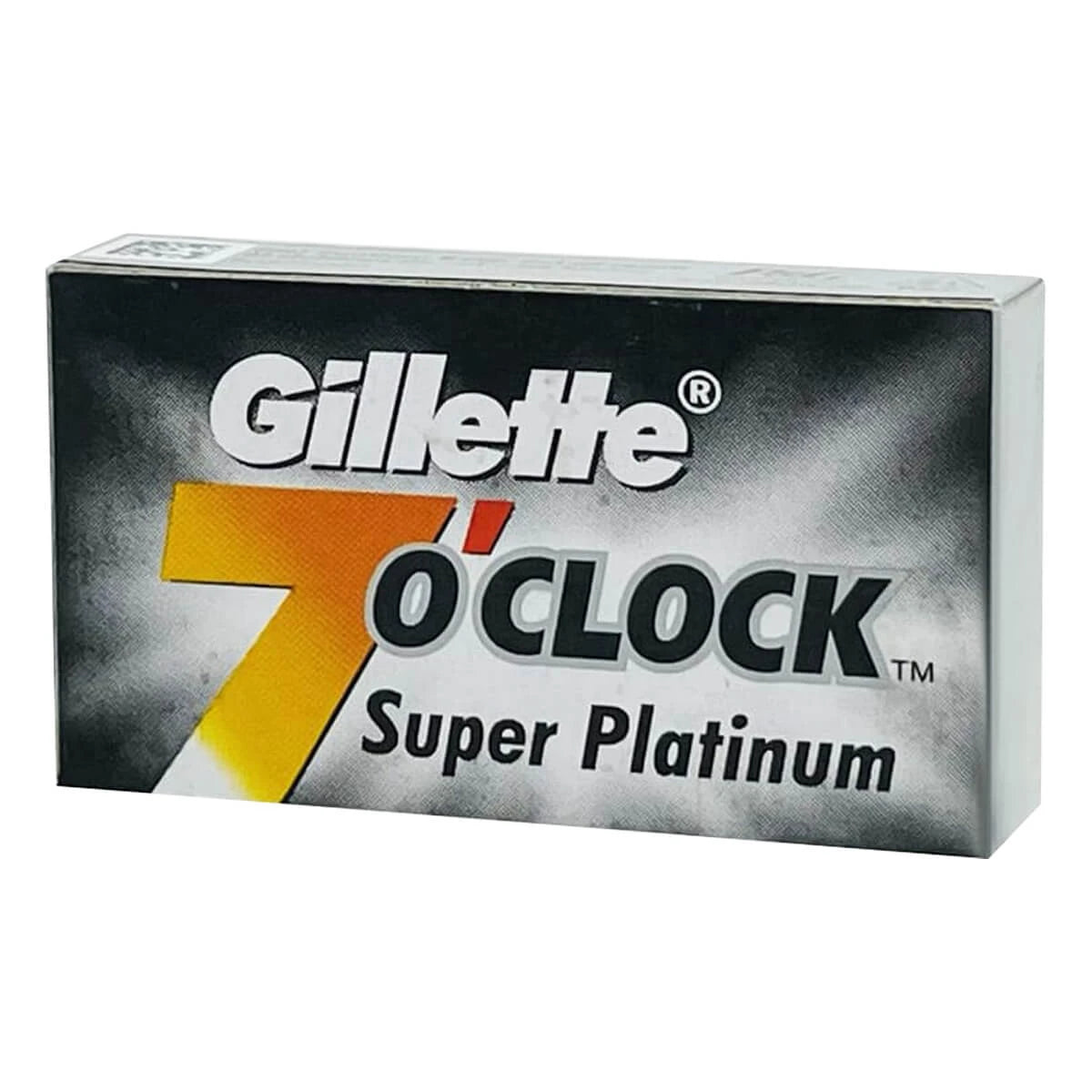 Gillette 7 O Apos Clock Super Platinum De Barberblade  2x5 Stk   10 Stk