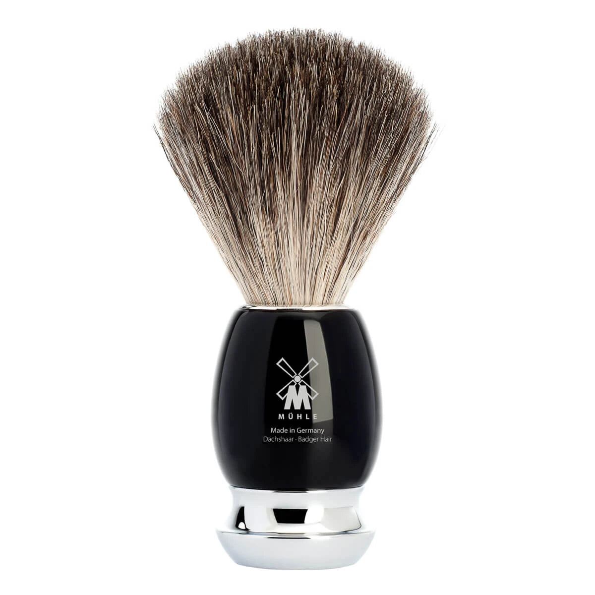 M? Hle Shaving Pure Badger Barberkost  21 Mm  Vivo  Sort Kunstharpiks