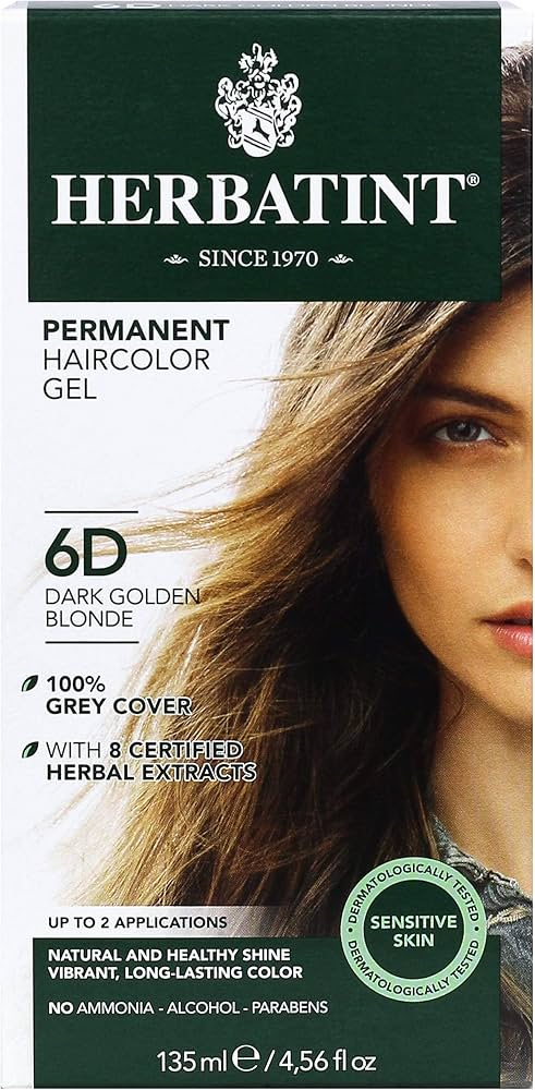 Herbatint 6d Dark Golden Blond  Bull  150 Ml   X