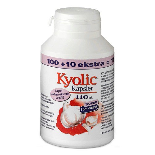 Kyolic 1 Om Dagen 100 Kapsl    10 Kaps  Ekstra