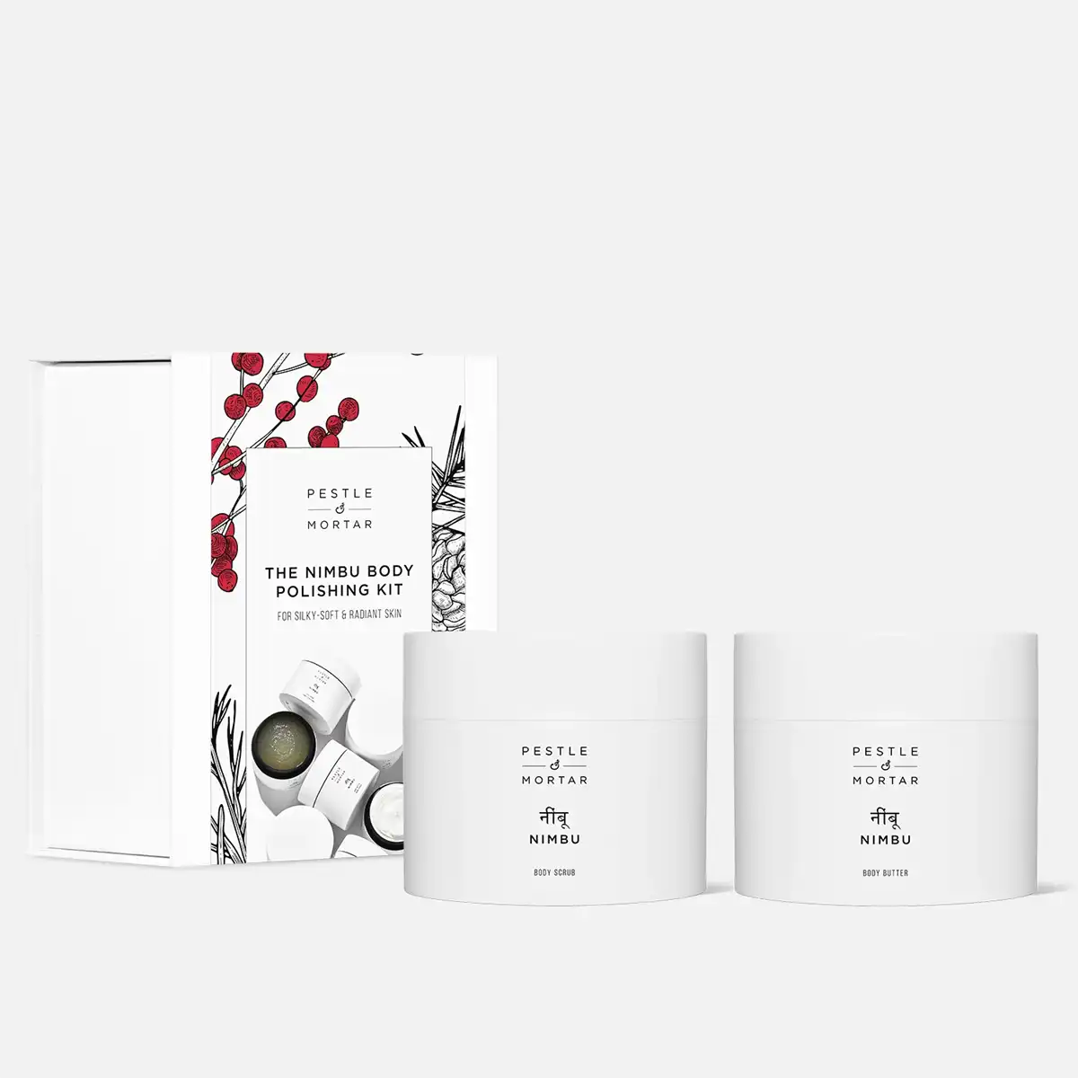 Pestle   Mortar The Nimbu Body Polishing Kit