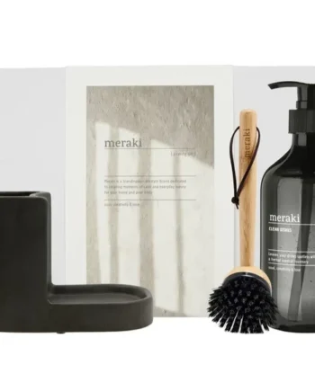 Meraki Gaveæske  Dark Grey Holder   Nature Brush   Shadow Lake Dish Wash  490ml
