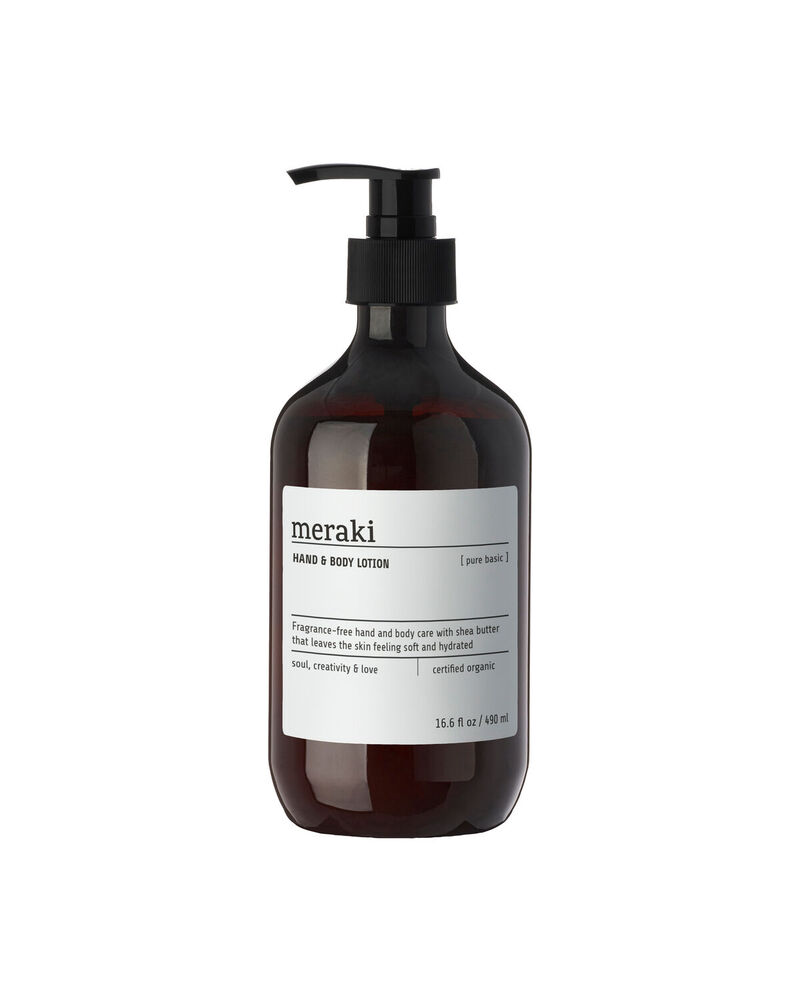 Meraki Hand   Body Lotion  Pure Basic  490ml