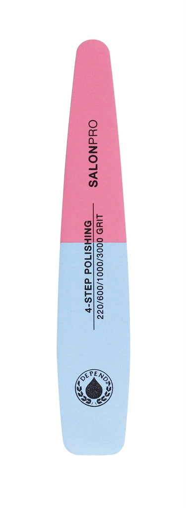 Depend Nail File Salonpro 4 Step Polishing 220 600 1000 3000 Grit
