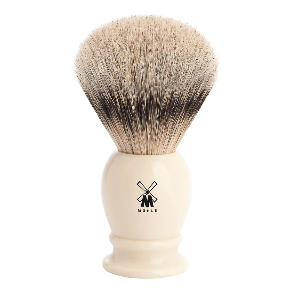 M? Hle Shaving Silvertip Barberkost  23 Mm  Classic  Hvid Kunstharpiks