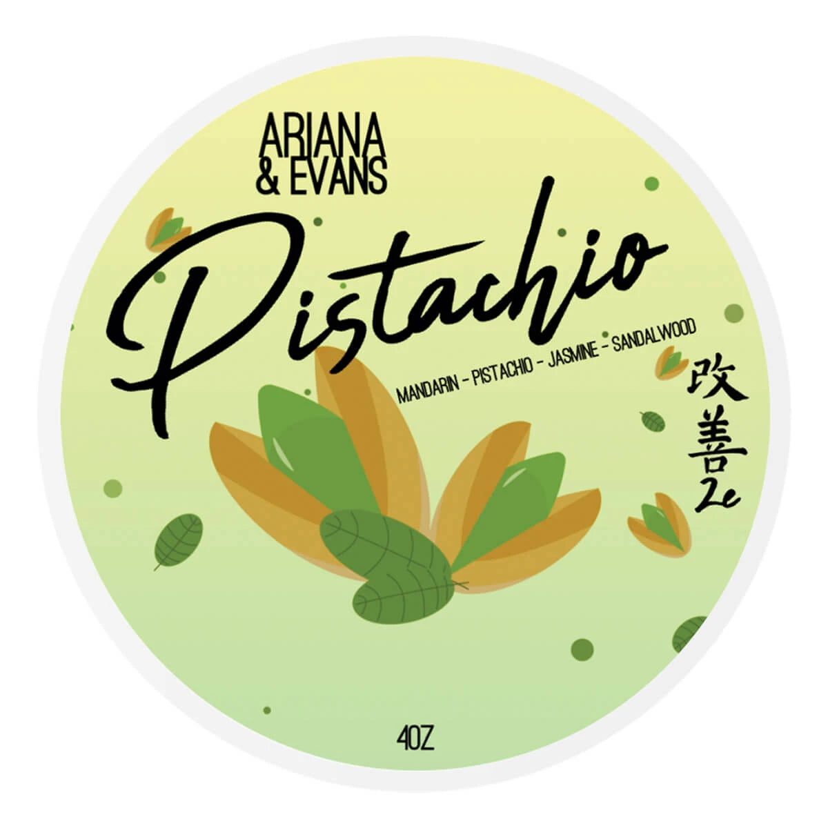 Ariana   Evans Barbersæbe  Pistachio  118 Ml