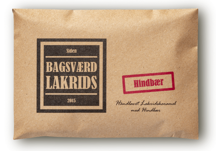 Bagsværd Lakrids Hel Plade  Quot Hindbær Quot  160g