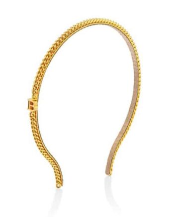 Balmain Pont Des Arts Headband Small Gold Chain