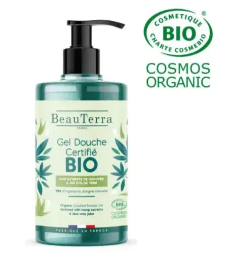 Beau Terra økologisk Shower Gel M Grøn Te Duft  750ml