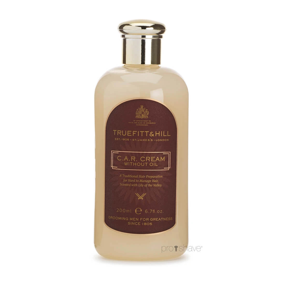 Truefitt   Hill C A R Hårcreme  Oliefri  200 Ml