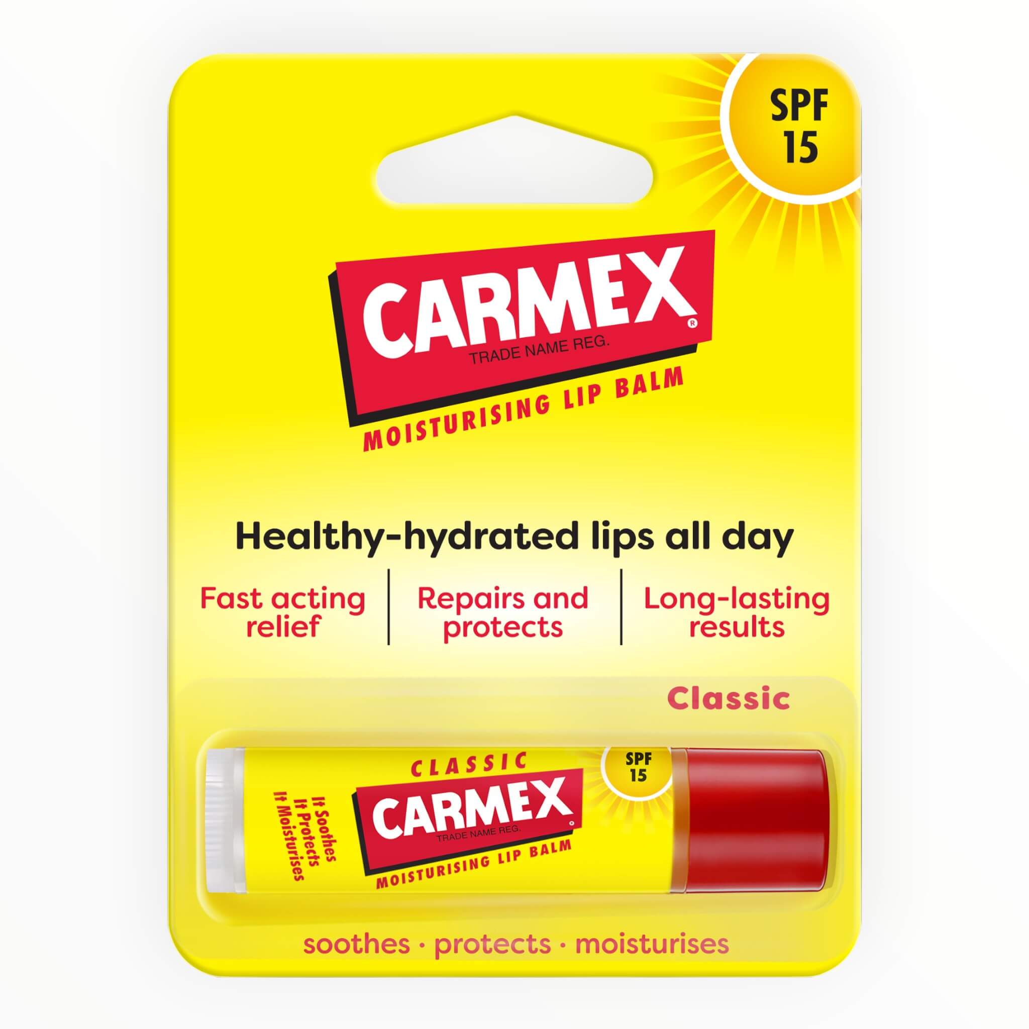Carmex Læbepomade  Original Stick  Spf 15  4 25 G