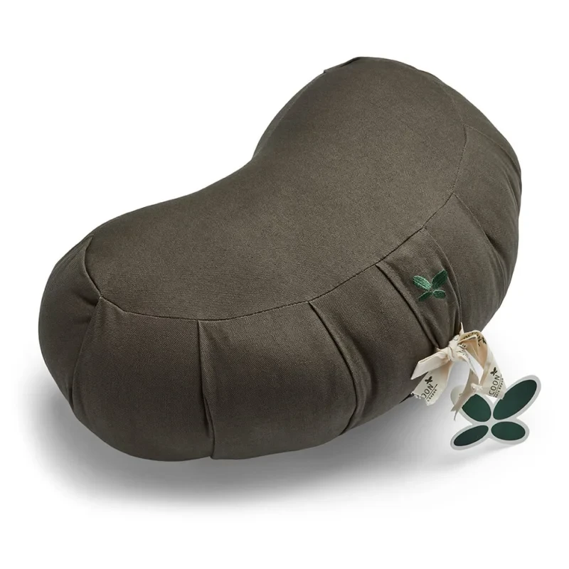 Zafu Halvmåne Meditationspude Dark Olive