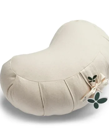 Zafu Halvmåne Meditationspude  Natural
