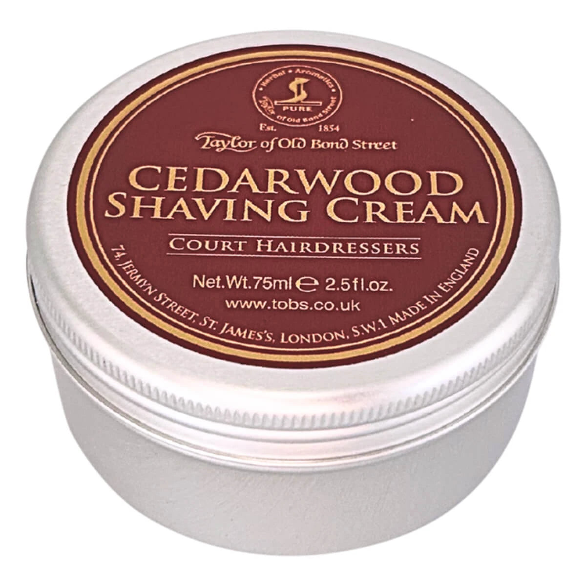 Taylor Of Old Bond Street Barbercreme  Cedertræ  75 Ml