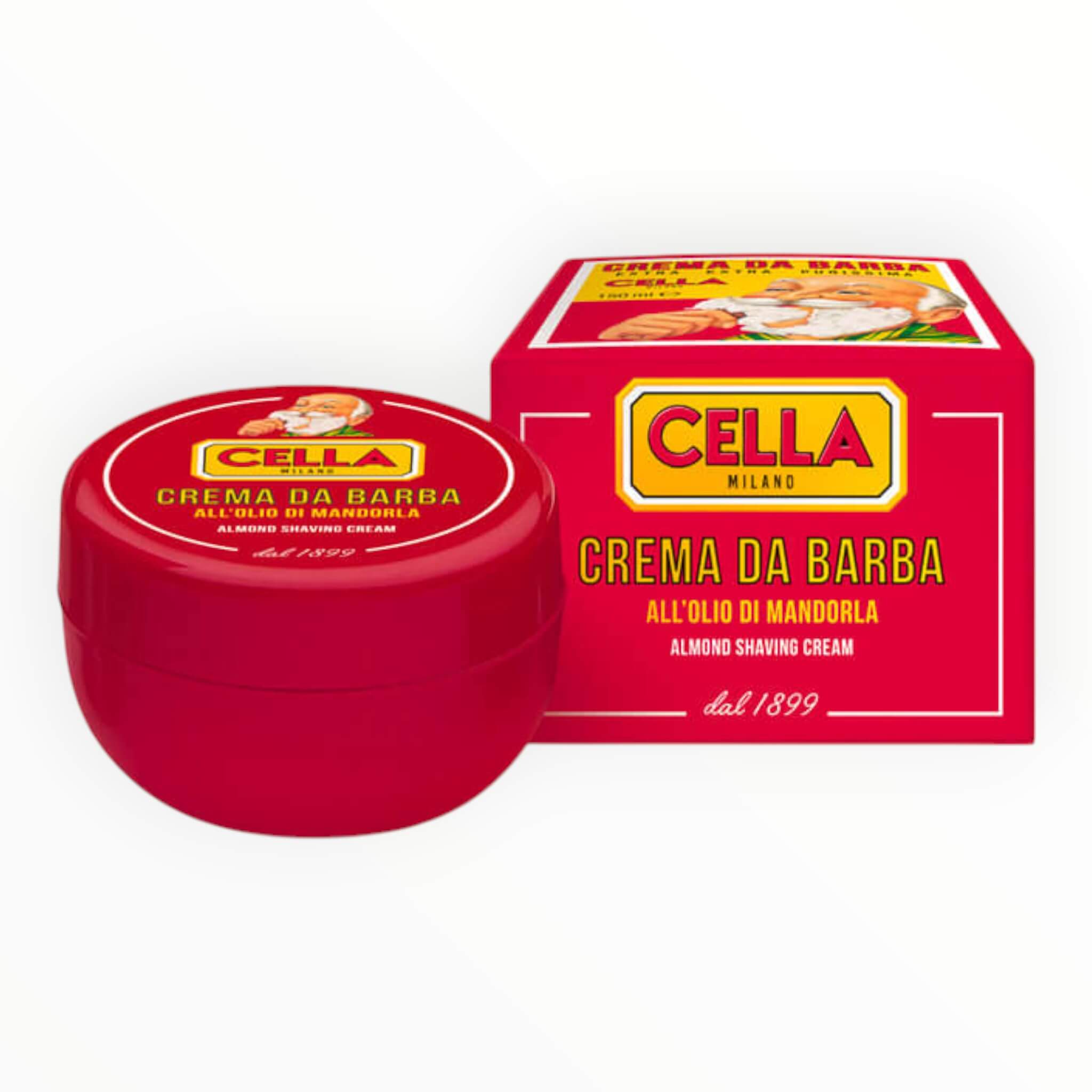 Cella Milano Barbersæbe  Almond Oil  150 Ml