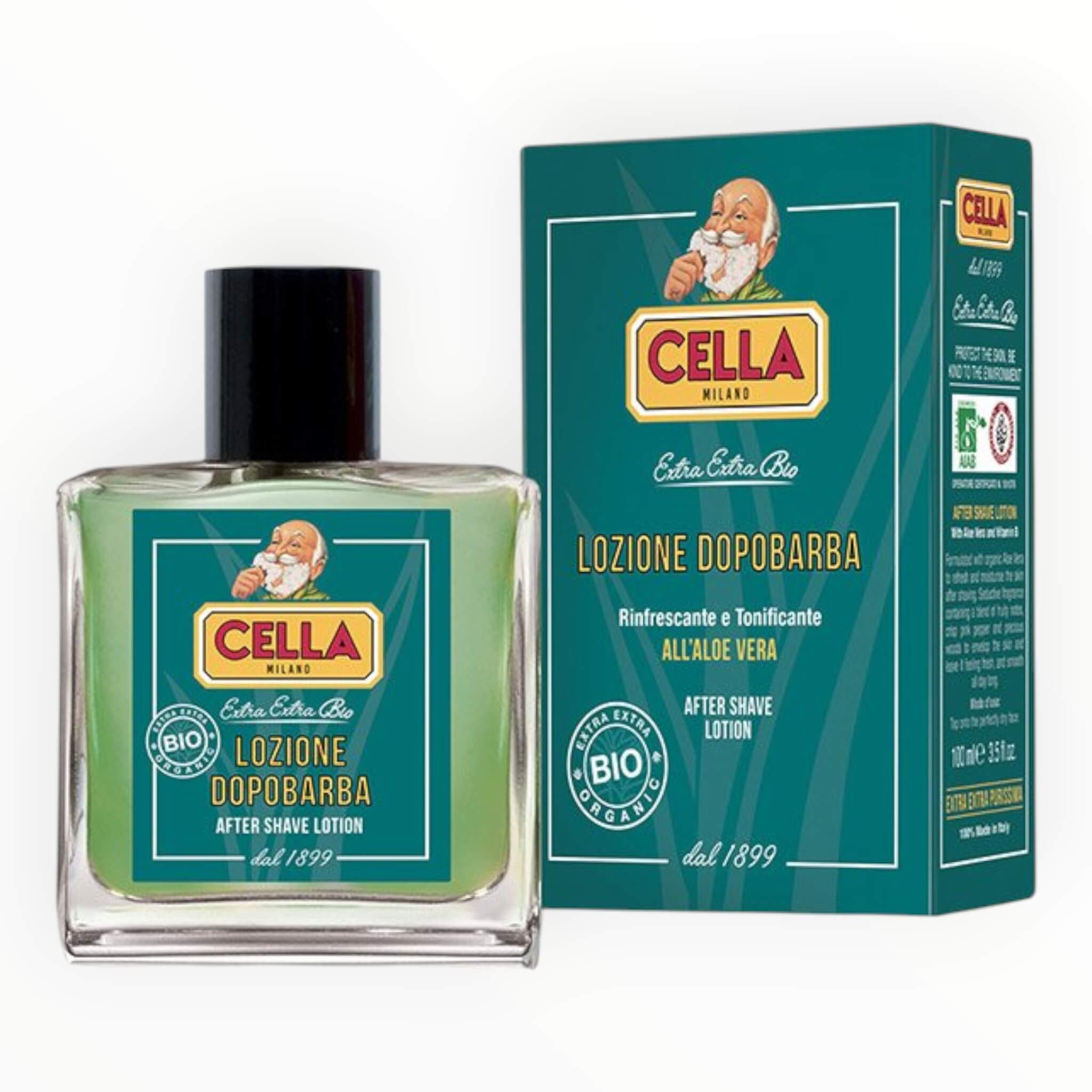 Cella Milano Bio Aftershave  Aloe Vera  100 Ml