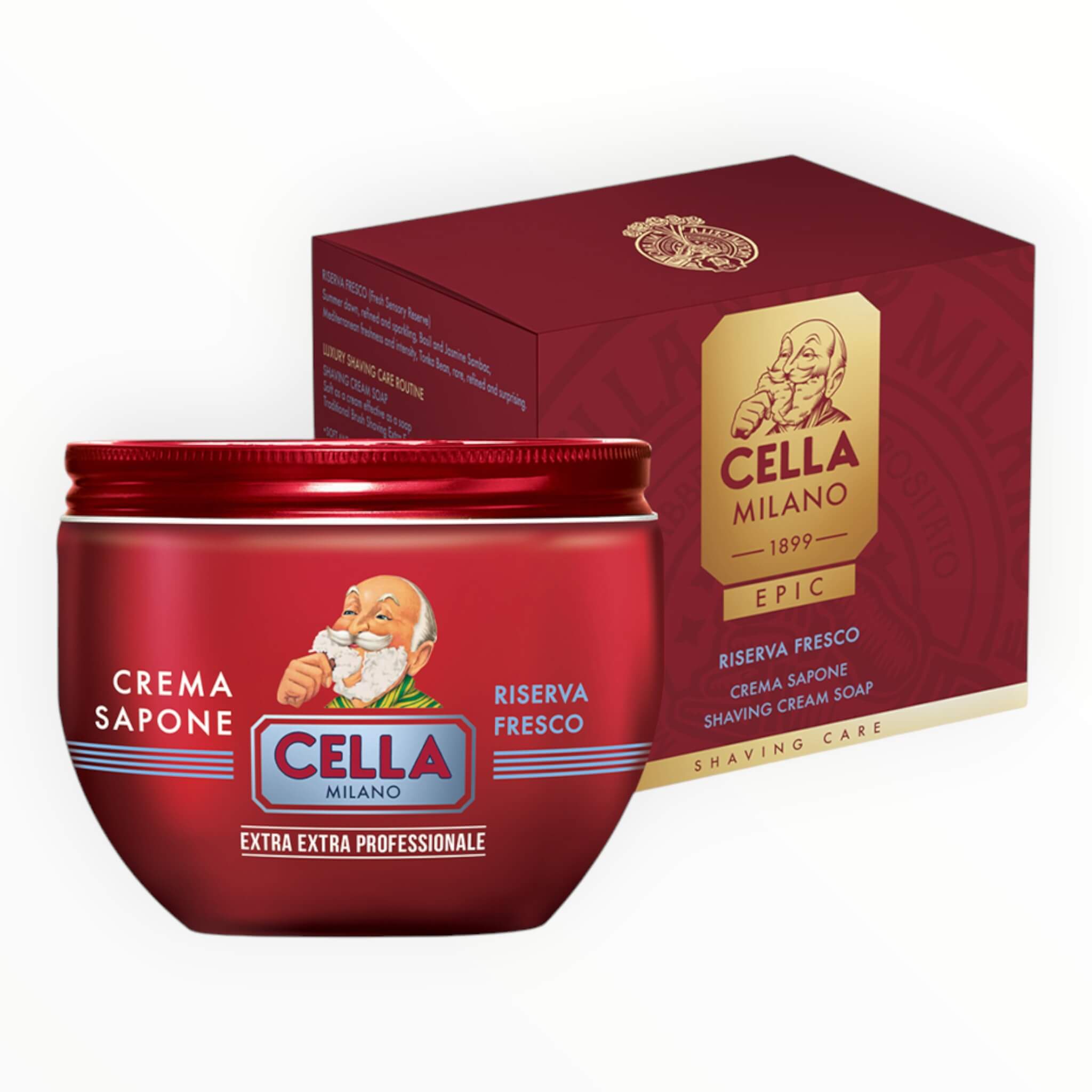 Cella Milano Epic Barbersæbe  Riserva Fresco  300 Ml